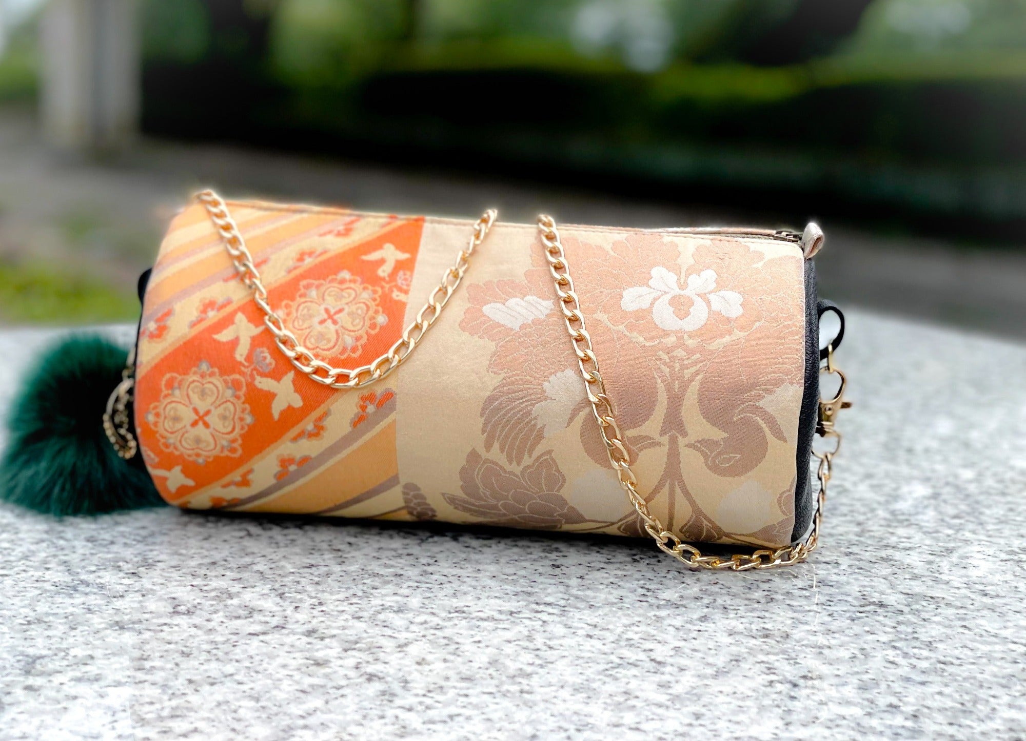 Cylinder Shoulder Pouch【Kotobuki】 筒型シリンダーポーチ【寿】