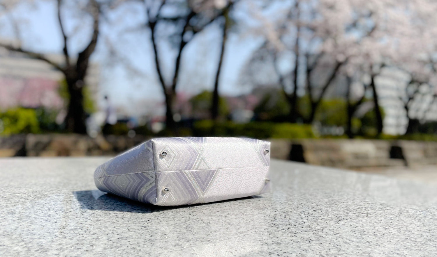 Eternity Tote Bag with bamboo handle 【Yachiyo】  竹持ち手のエタニティトートバッグ【八千代】