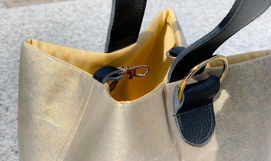 One-handle Bucket Bag【Konjiki】 ワンハンドルバケットバッグ【金色】