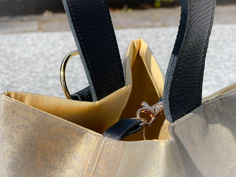 One-handle Bucket Bag【Konjiki】 ワンハンドルバケットバッグ【金色】
