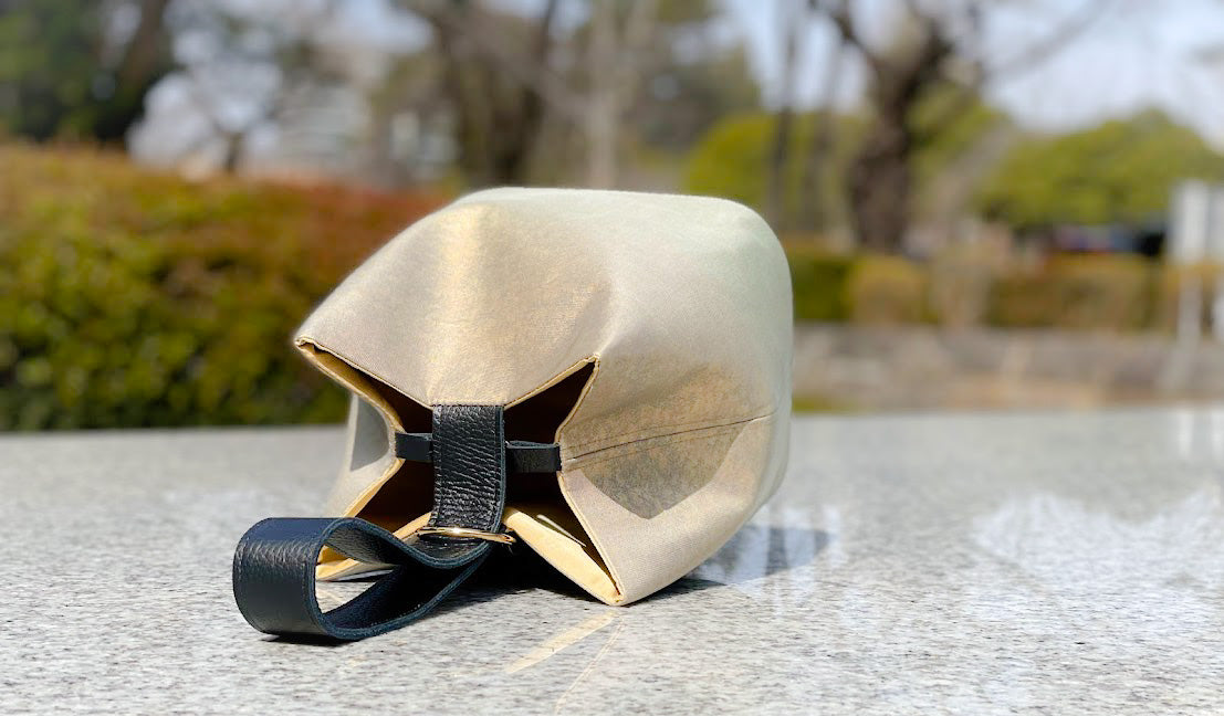One-handle Bucket Bag【Konjiki】 ワンハンドルバケットバッグ【金色】