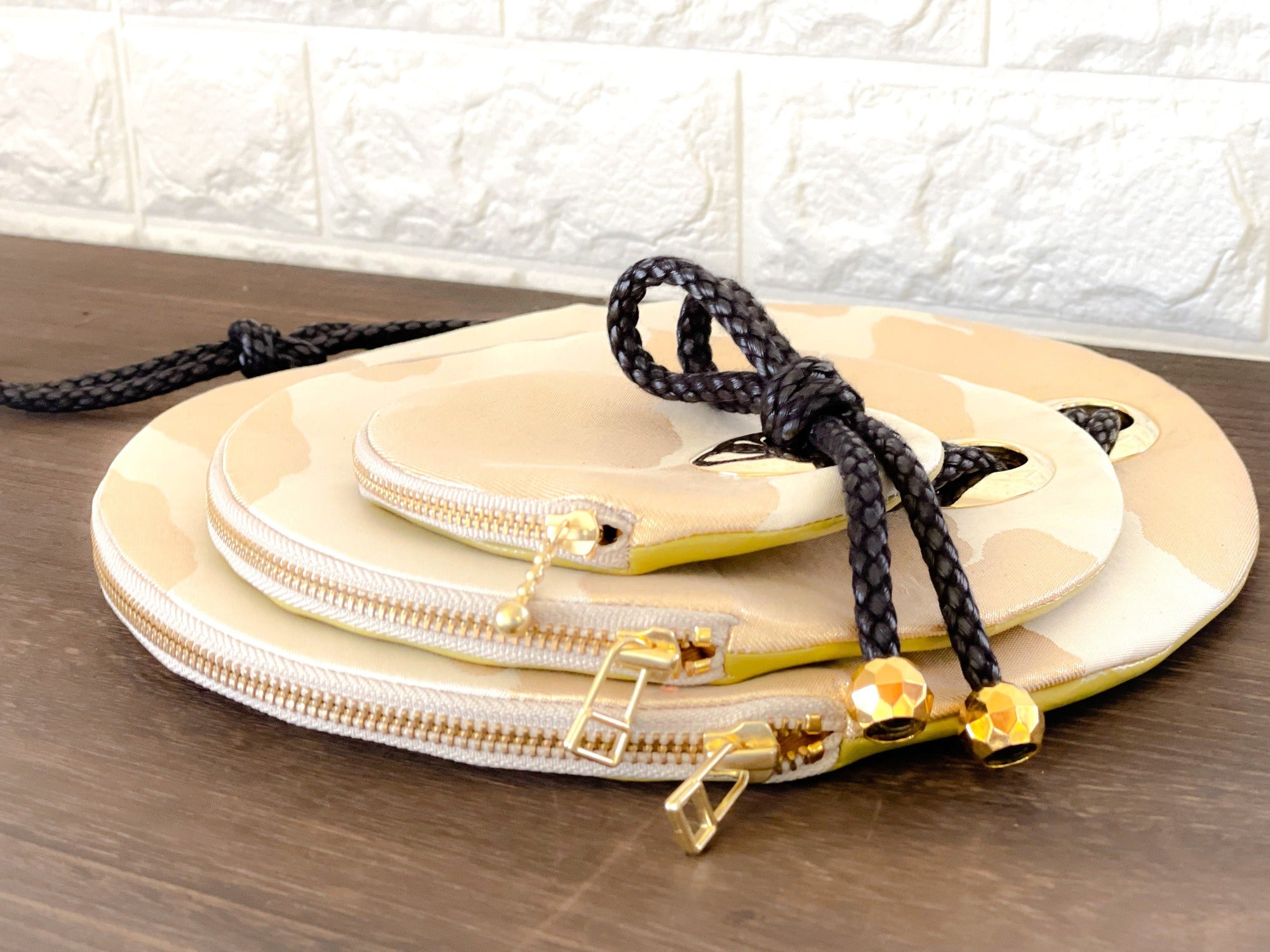 Triple Decker Pancake Bag【Haku】 3段パンケーキバッグ【箔】