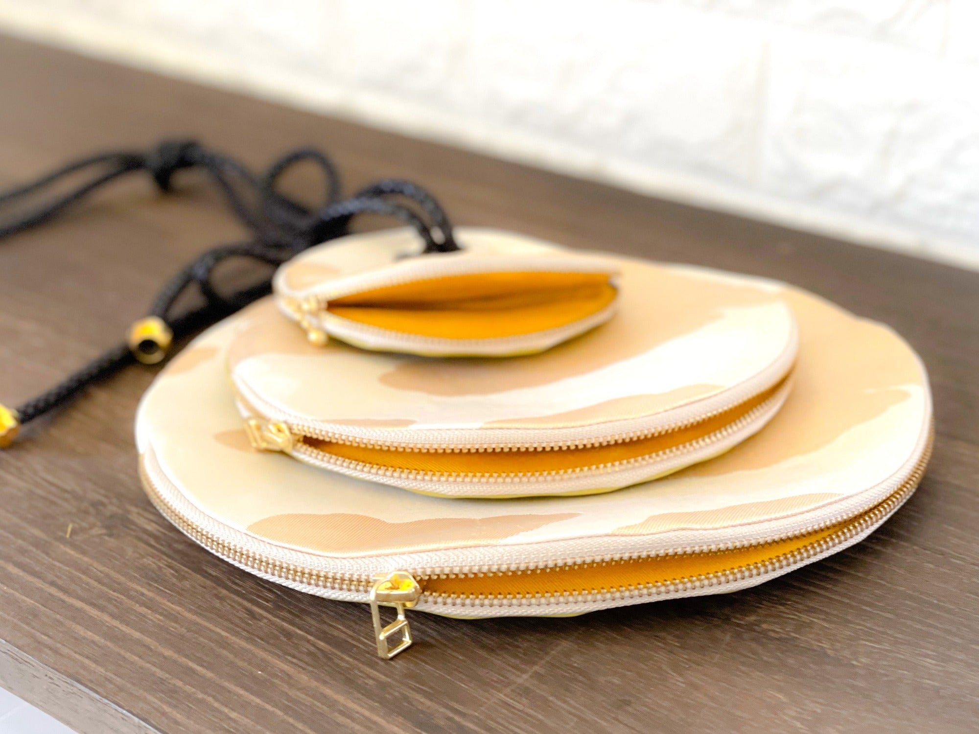 Triple Decker Pancake Bag【Haku】 3段パンケーキバッグ【箔】