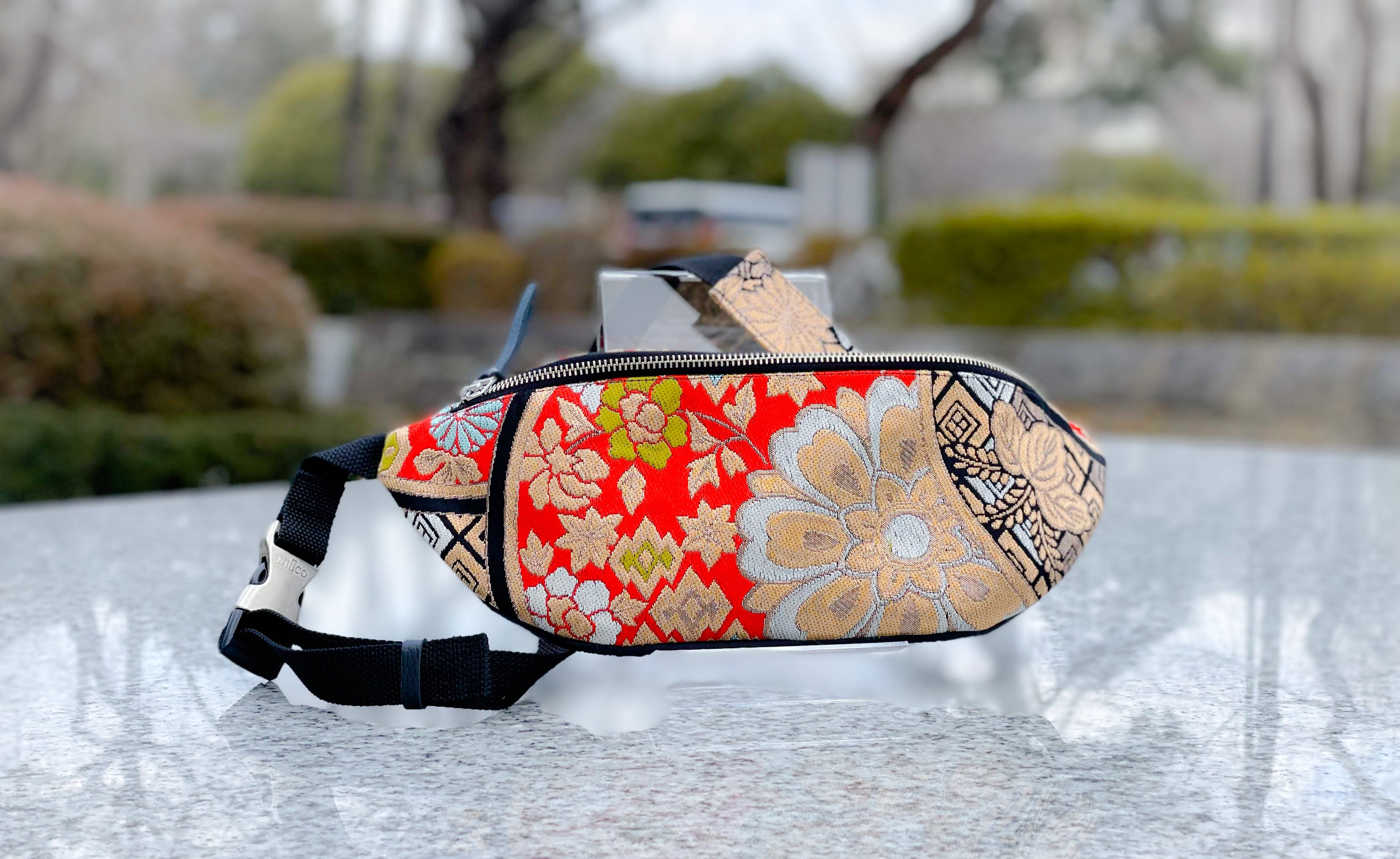 Waist・Cross-body Bag【Hana】クロスボディーバッグ【花梛】