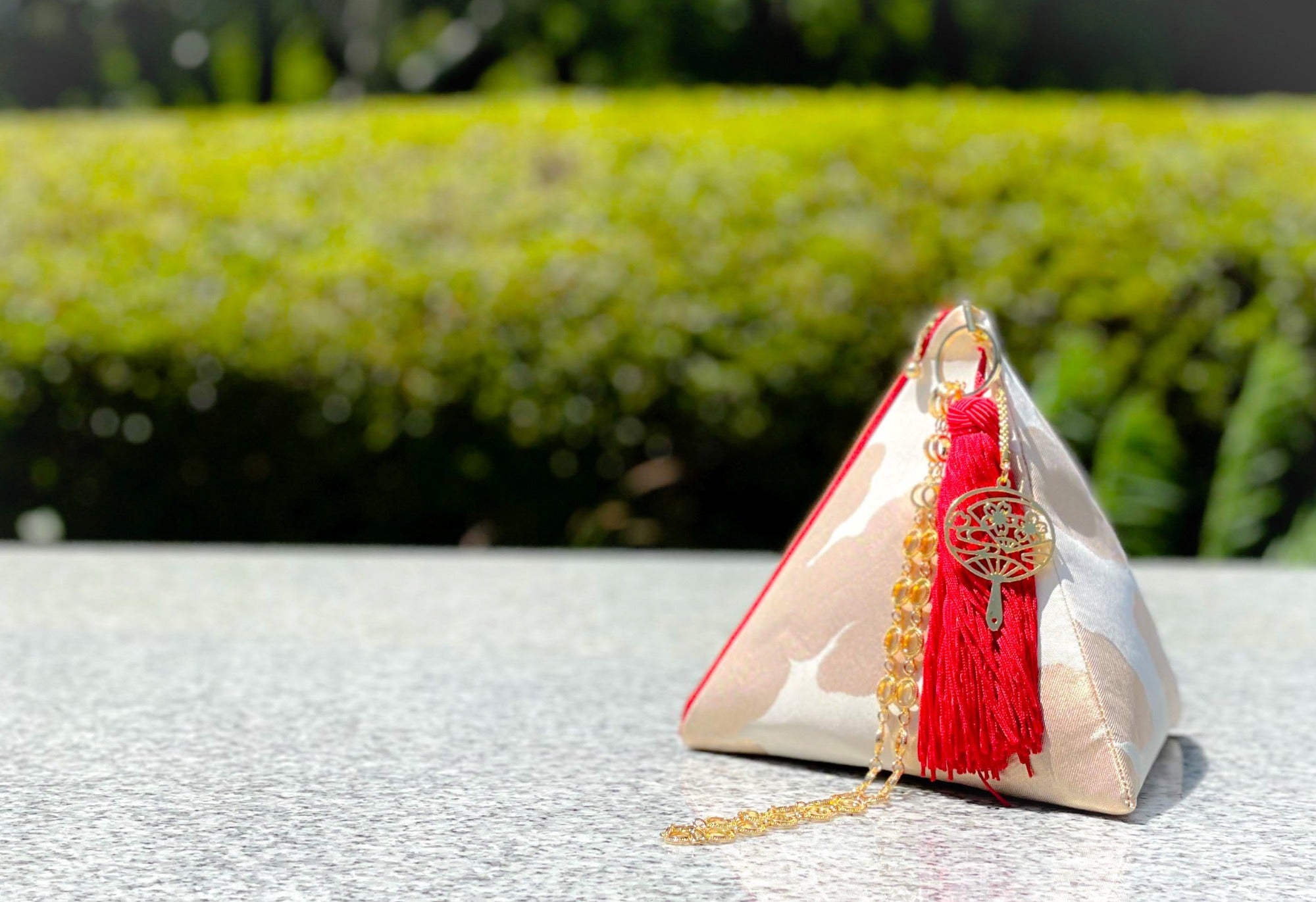 Triangle Pouch【Haku】 トライアングルポーチ【箔】