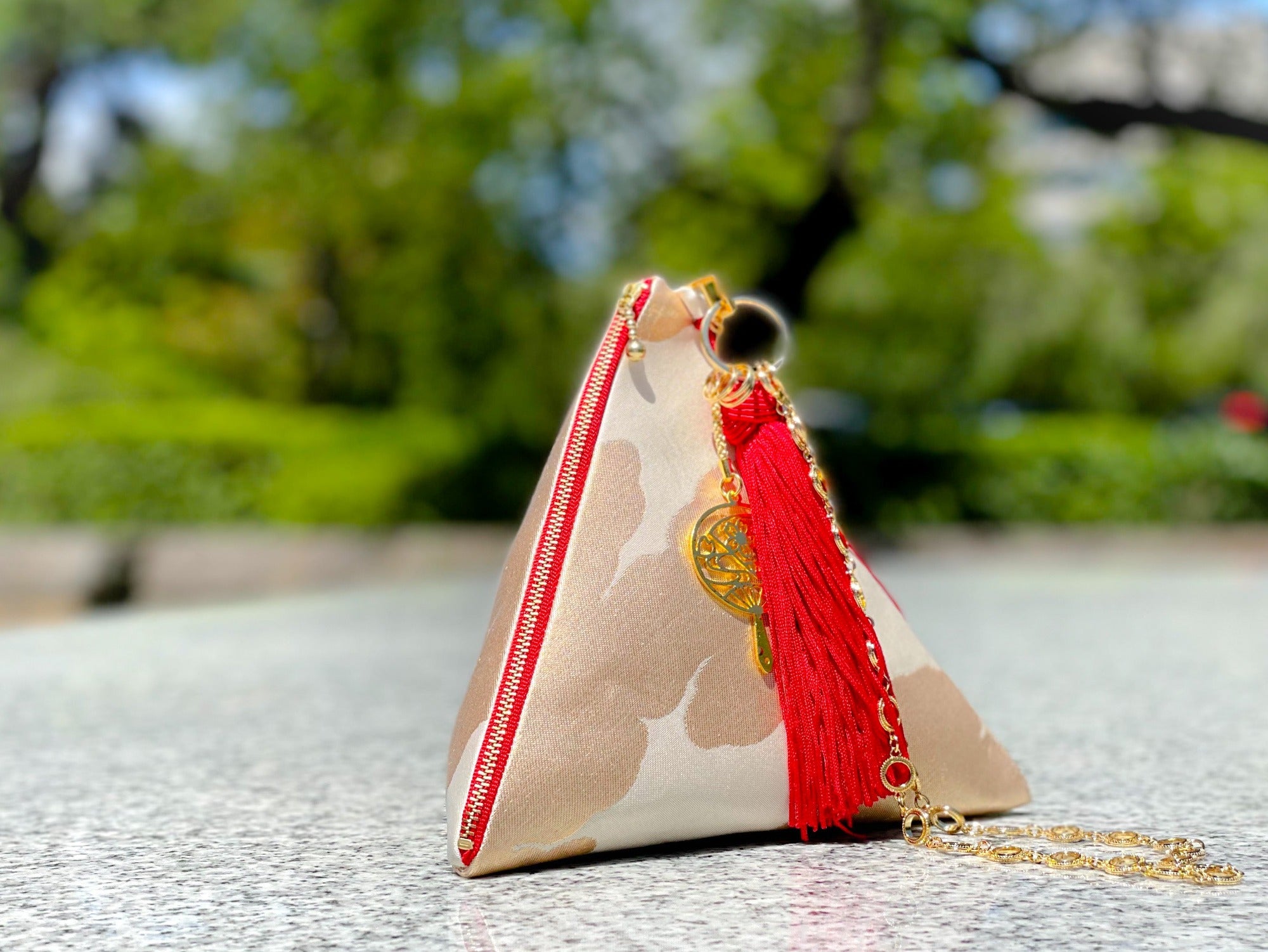 Triangle Pouch【Haku】 トライアングルポーチ【箔】