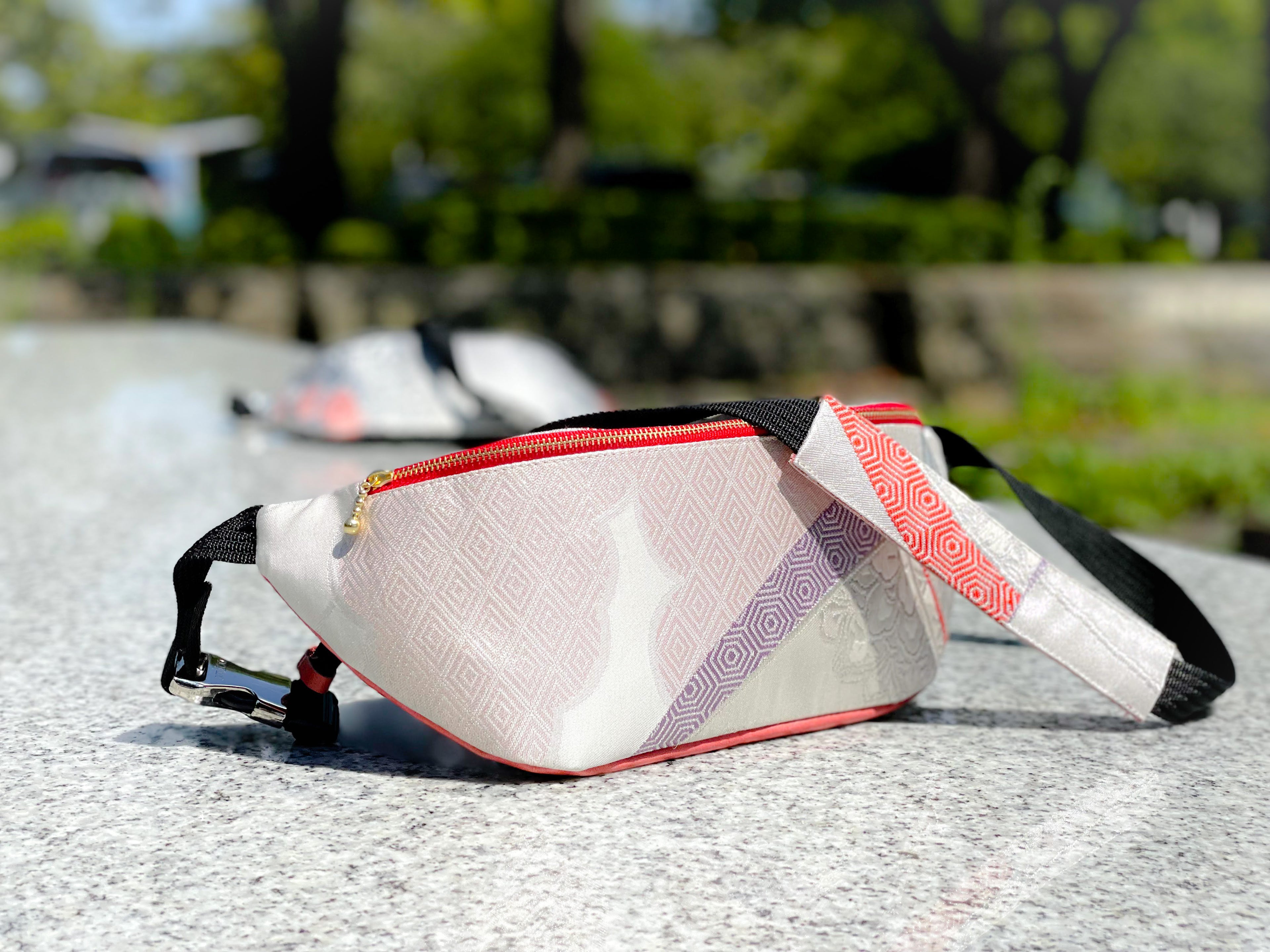 Waist・Cross-body Bag【Karin】クロスボディーバッグ【華輪】