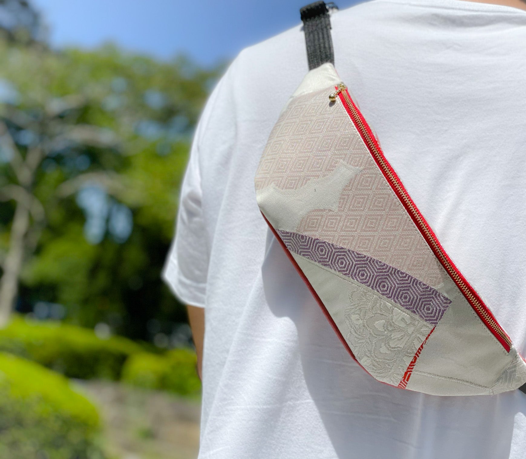Waist・Cross-body Bag【Karin】クロスボディーバッグ【華輪】
