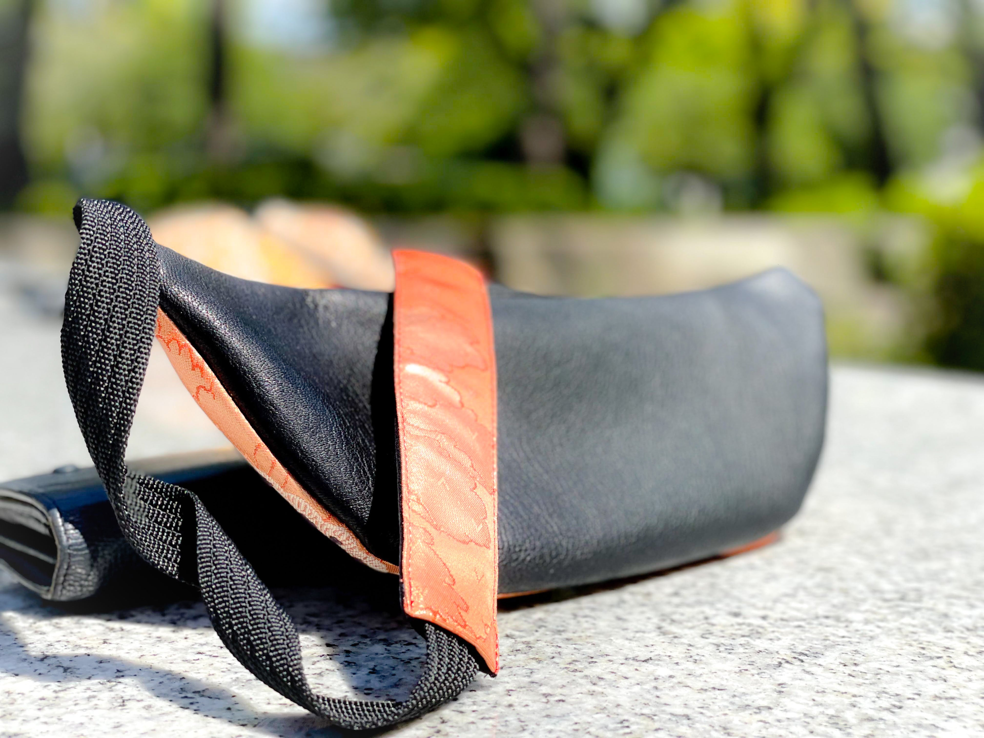 Waist・Cross-body Bag【Kurenai】クロスボディーバッグ【紅】