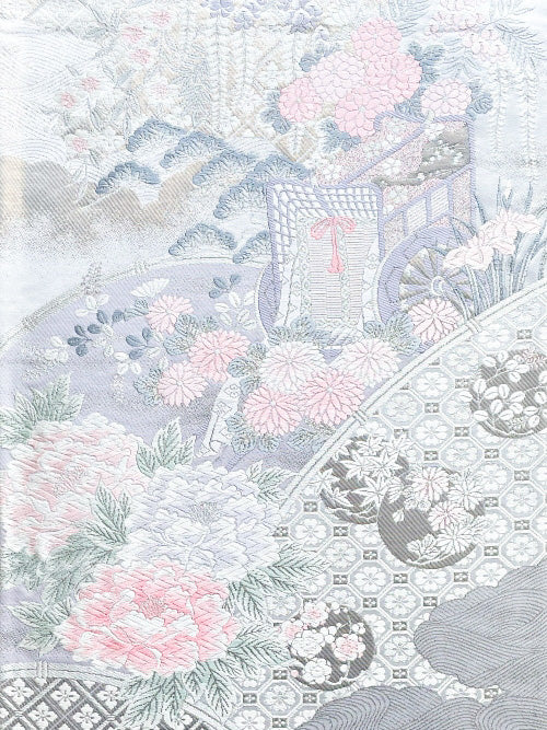 Fabric Panel【Sumire】壁掛けきもの帯ファブリックパネル【澄玲】