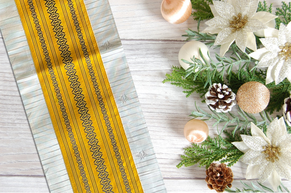 着物帯テーブルランナー-Table Runner-【KTR041】