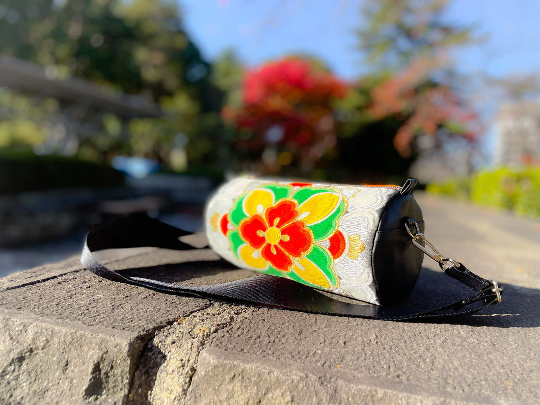 Cylinder Shoulder Bag【Oruha】 筒型シリンダーバッグ【織葉】