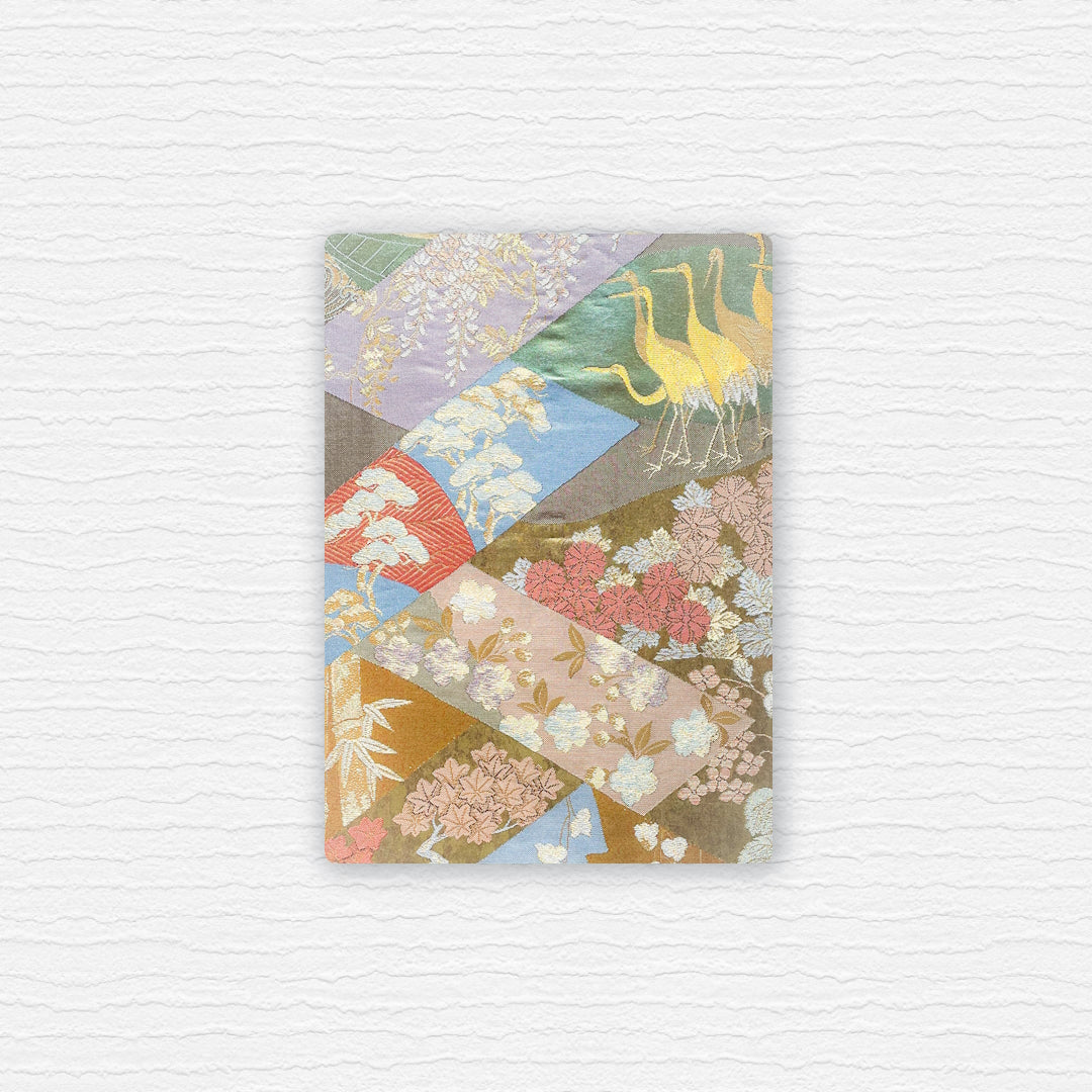 Fabric Panel【Asagi】壁掛けきもの帯ファブリックパネル【浅黄】