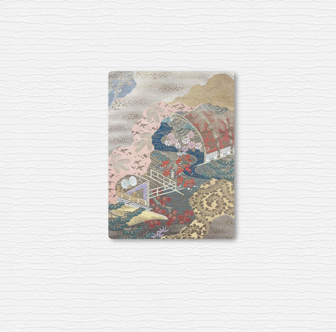 Fabric Panel【Kazuha】壁掛けきもの帯ファブリックパネル【和葉】