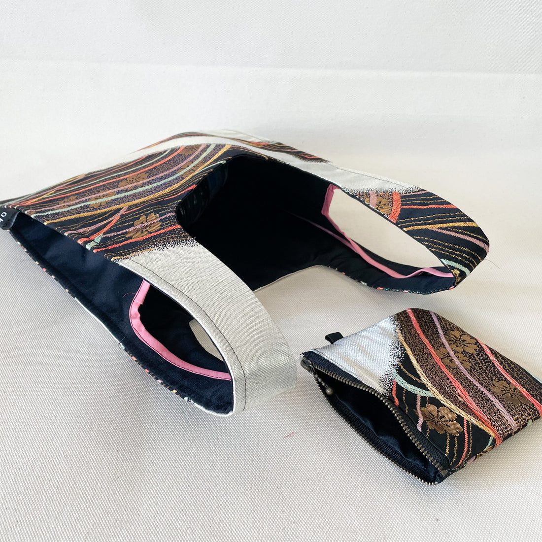 Knot Bag with Baby Pouch【Sansan】 ノットバッグとベイビーポーチ【燦々】