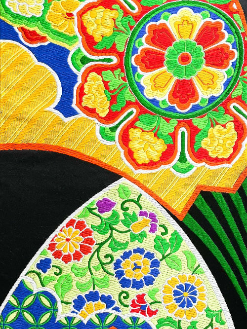 Fabric Panel【Isuzu】壁掛けきもの帯ファブリックパネル【五十鈴】