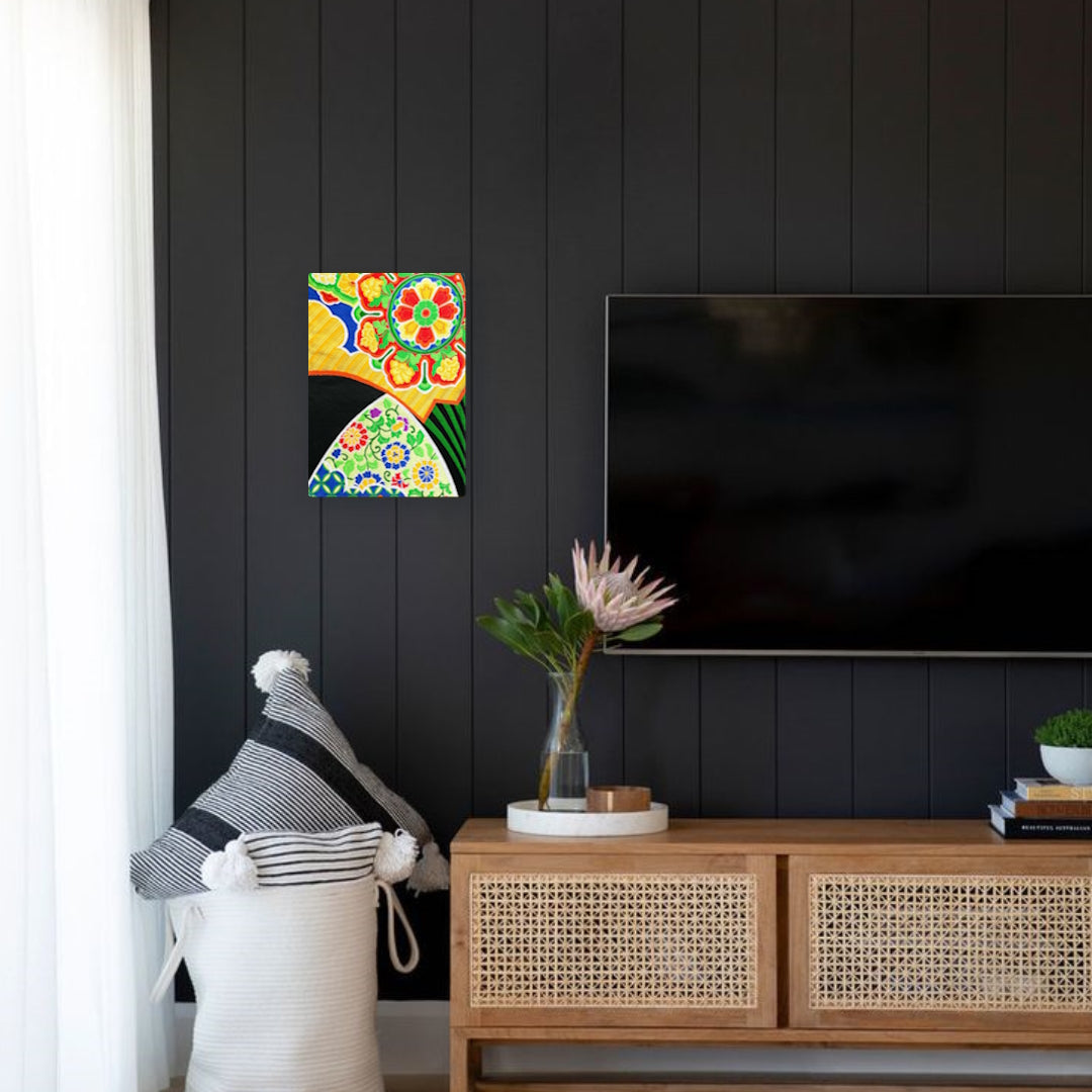 Fabric Panel【Isuzu】壁掛けきもの帯ファブリックパネル【五十鈴】