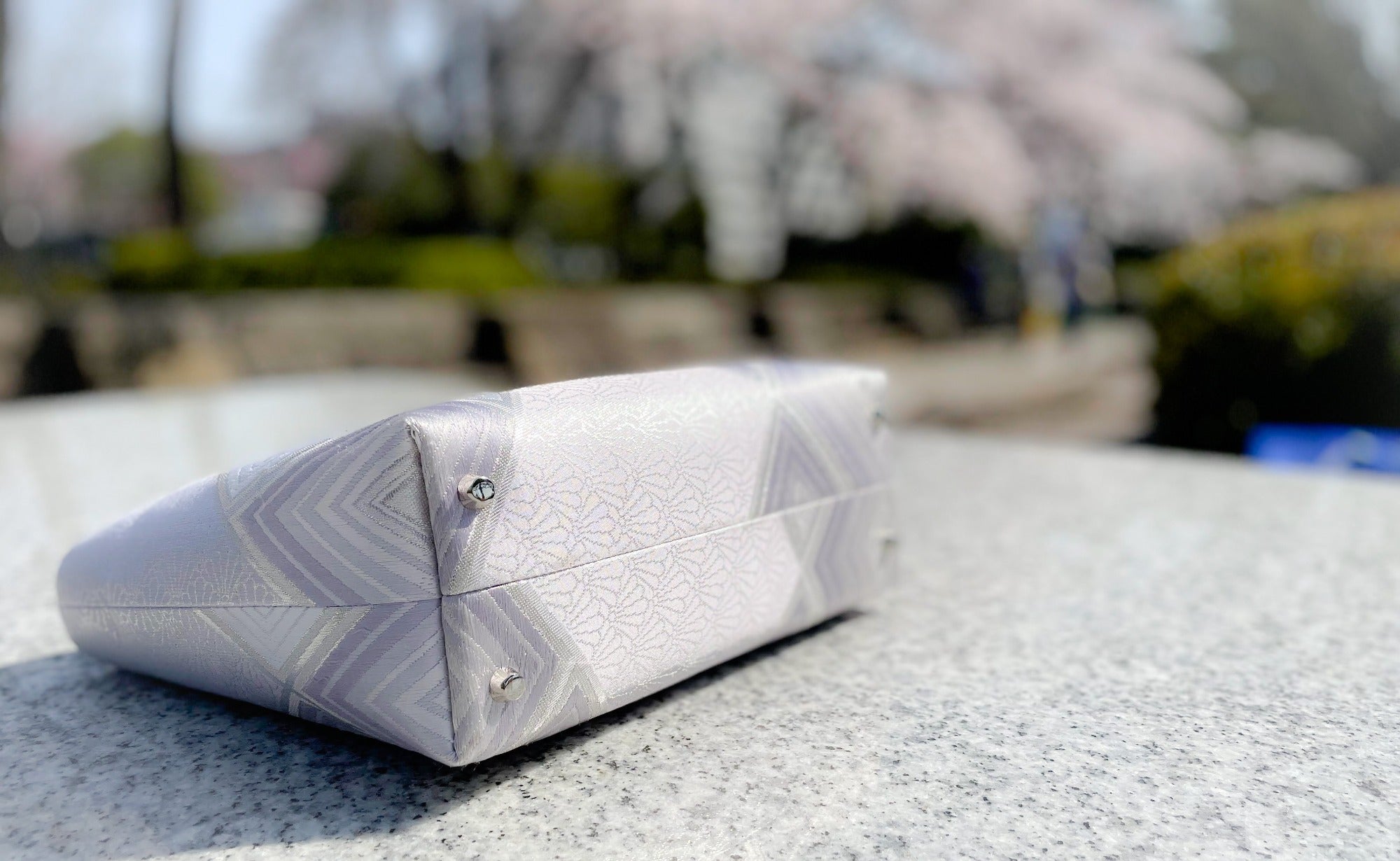Eternity Tote Bag with bamboo handle 【Yachiyo】 　竹持ち手のエタニティトートバッグ【八千代】