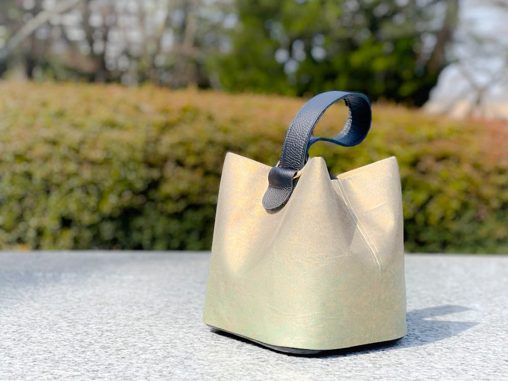 One-handle Bucket Bag【Konjiki】 ワンハンドルバケットバッグ【金色】