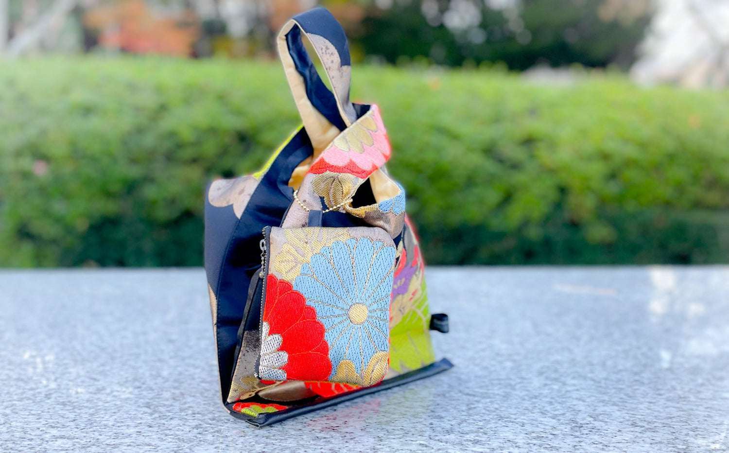 Knot Bag with Baby Pouch【Fuka】 ノットバッグとベイビーポーチ【楓花】