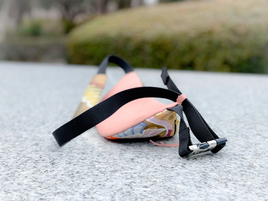 Waist・Cross-body Bag【Setsugekka-baby pink】クロスボディーバッグ【雪月花・ベイビーピンク】
