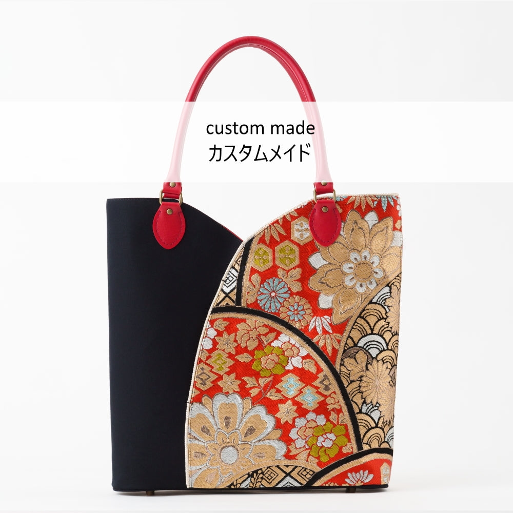 Custom-made Kimono Collar Tote カスタムメイド-きもの襟トート