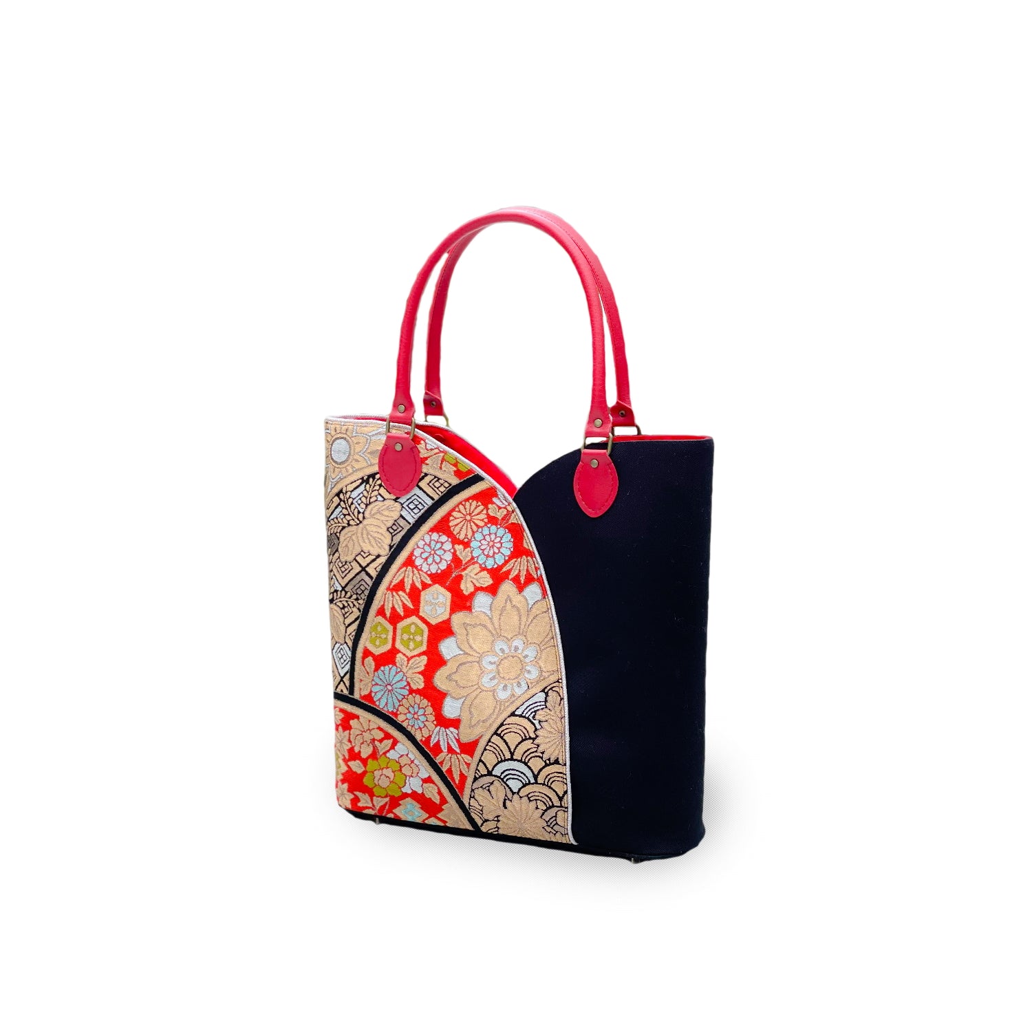 Kimono Collar Tote Bag【Hana】 きもの襟トート【花梛】