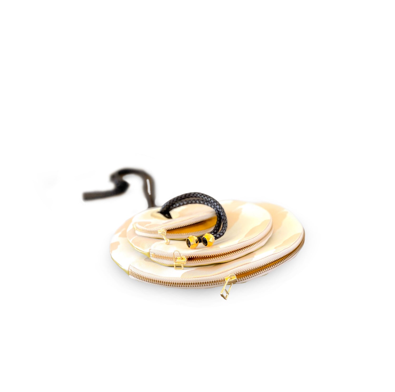 Triple Decker Pancake Bag【Haku】 3段パンケーキバッグ【箔】